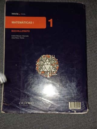 Libro de Matemáticas 1 de Bachillerato