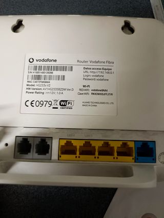 Router Fibra ONO