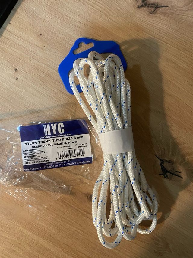 Cuerda nylon tender ropa (hay 5 metros)