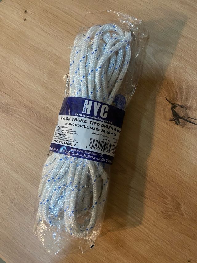 Cuerda nylon tender ropa (hay 5 metros)