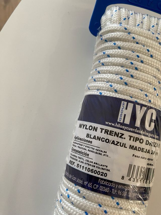 Cuerda nylon tender ropa (hay 5 metros)
