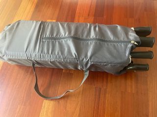 Cuna de viaje dos alturas. Incluye colchón