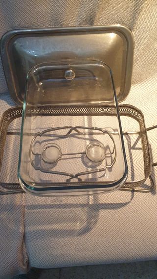 Bandeja de cristal de horno