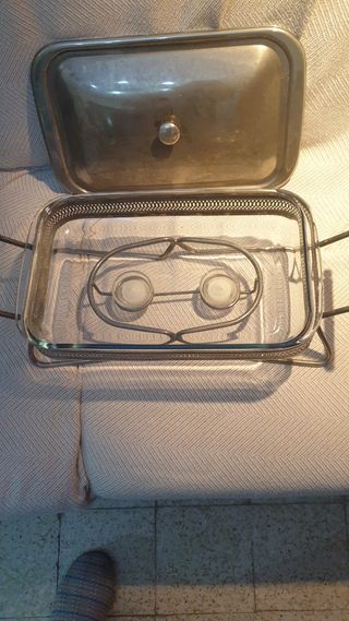 Bandeja de cristal de horno