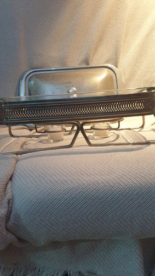 Bandeja de cristal de horno