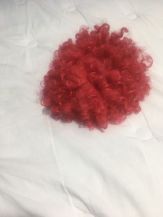 Peluca payaso disfraz 