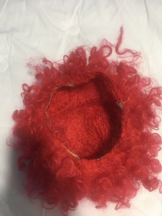 Peluca payaso disfraz 