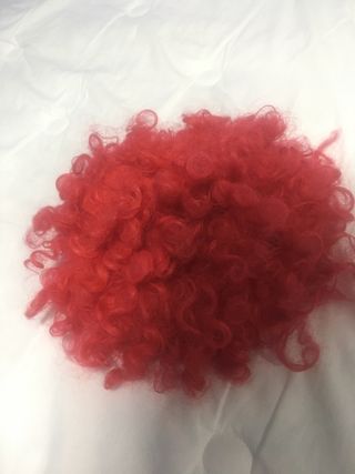 Peluca payaso disfraz 