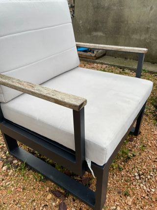 Salotto da giardino NATERIAL antracite