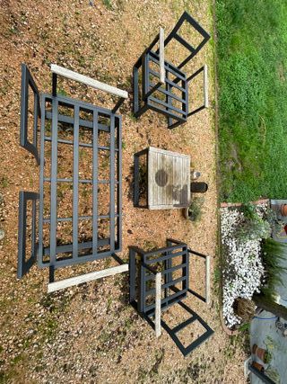 Salotto da giardino NATERIAL antracite