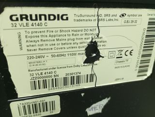 TV grundig 32 pulgadas