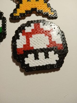 Pack imanes Hama beads Mario Bros.