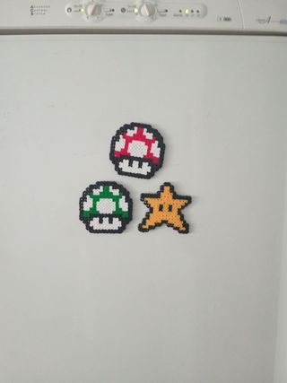Pack imanes Hama beads Mario Bros.