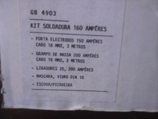 Kit Soldadura 160 Amp PRATIX Nunca usado