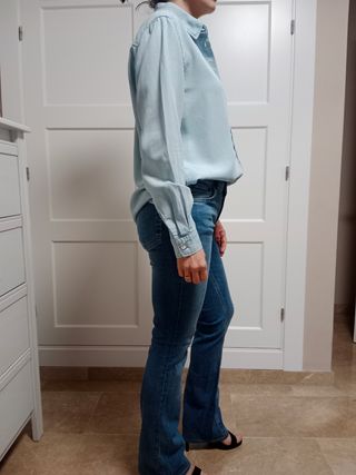 Camisa vaquera mujer talla XS H&M
