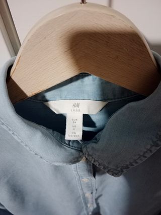 Camisa vaquera mujer talla XS H&M