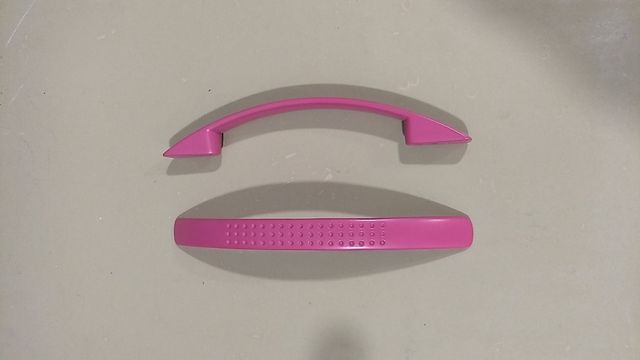 2 Tiradores de armario rosa