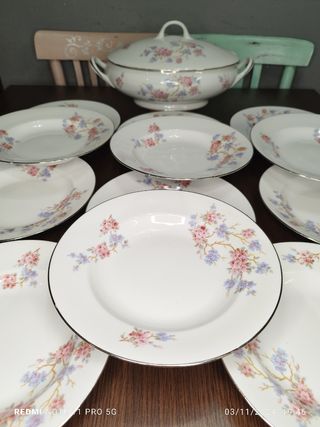 ANTIGUA VAJILLA FRANCESA