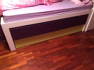 cama nido doble + almacenamiento