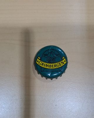  7 chapas cerveza Grimbergen 