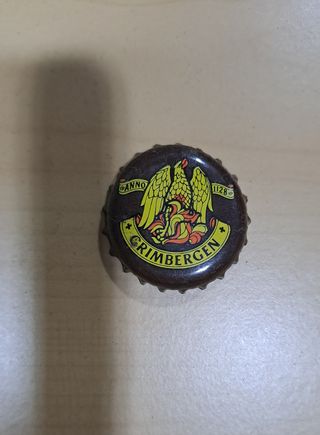  7 chapas cerveza Grimbergen 