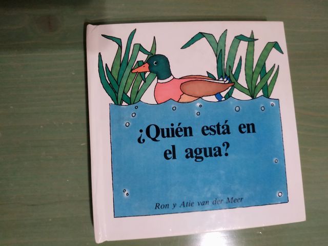 ¿QUIEN ESTÁ EN EL AGUA?  Libro PopUp de 1/4 años