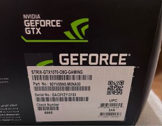 Grafica Asus GeForce GTX 1070 OC