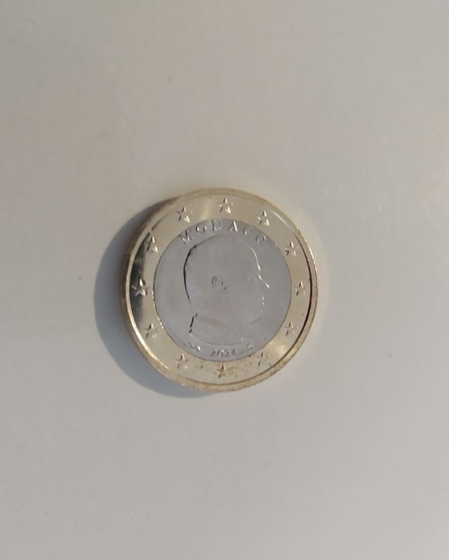 Moneda 1€ de Mònaco 2024