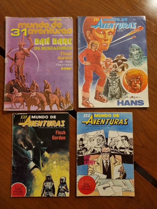 Comics BD Mundo de Aventuras Flash Gordon Dan Dare