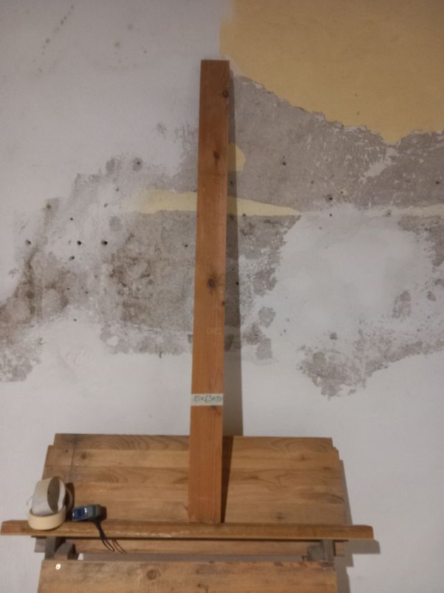 Travesaño de madera maciza