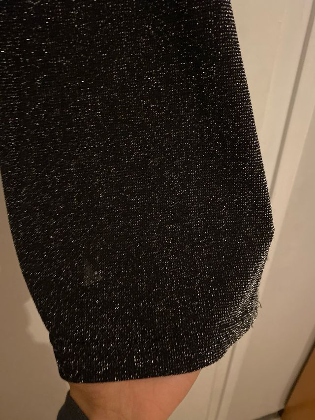 Vestido brillo espalda afuera