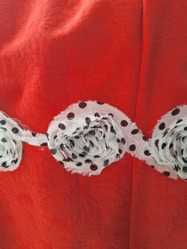 Vestido rojo nuevo talla 40