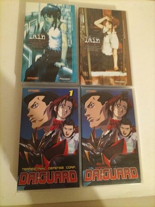 Películas Manga Manía VHS Dynamic