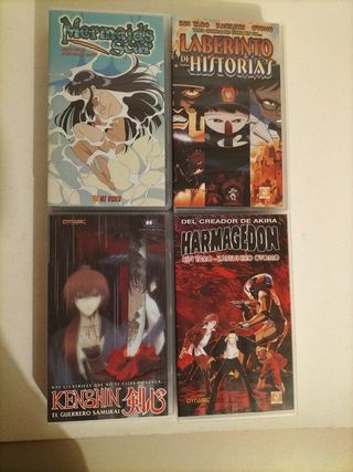 Películas cinta VHS Manga Manía