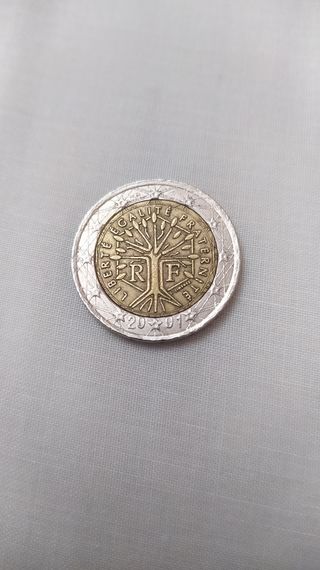 Moneda 2 euros muy difícil de encontrar.