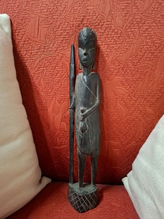 Statua Africana in legno artigianale