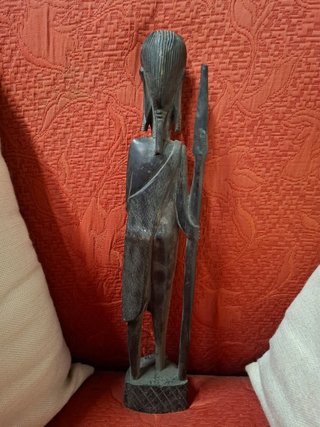 Statua Africana in legno artigianale