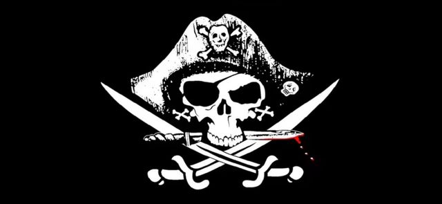 Bandera Pirata Sable