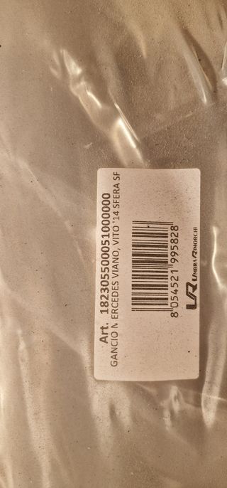 Enganche de remolque para Mercedes Vito carrocería