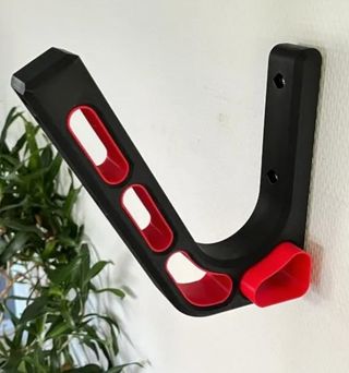 Moto, motorista, casco, llaves, vehículo colgador