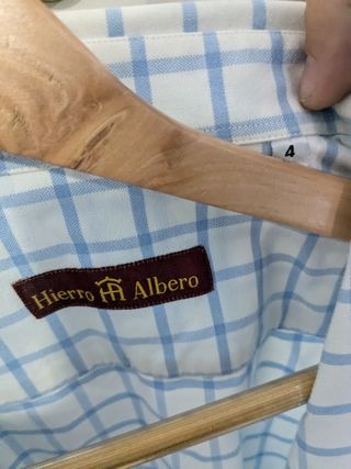 Camisa Hierro y Albero cuadros
