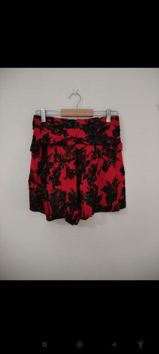 Falda pantalón zara estampado 