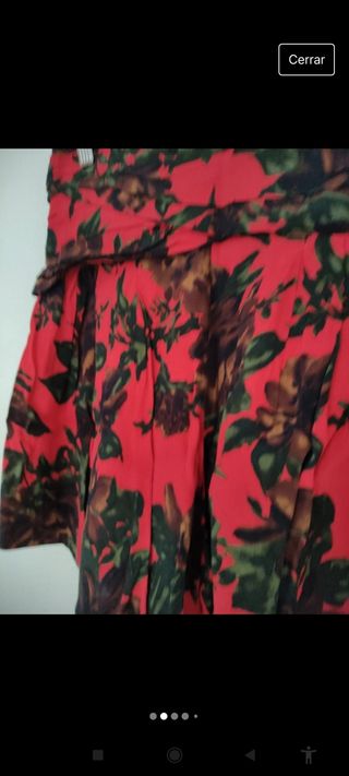 Falda pantalón zara estampado 