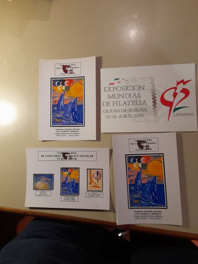 Postales tema filatelico