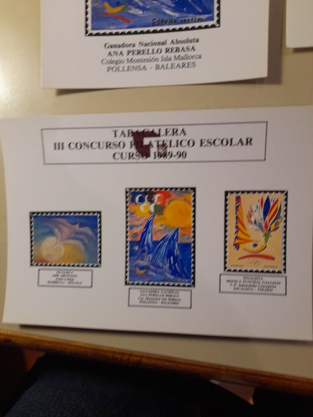 Postales tema filatelico