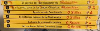 Lote libros Gerónimo Stilton