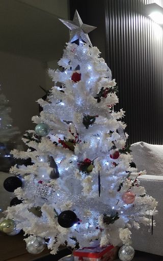 Arbol navidad nieve 150cm