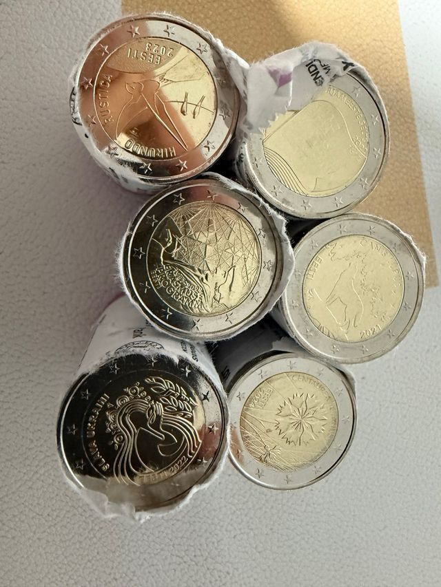 Monedas 2 euros UNC
