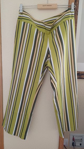Pantalón pirata rayas