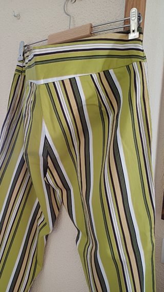 Pantalón pirata rayas